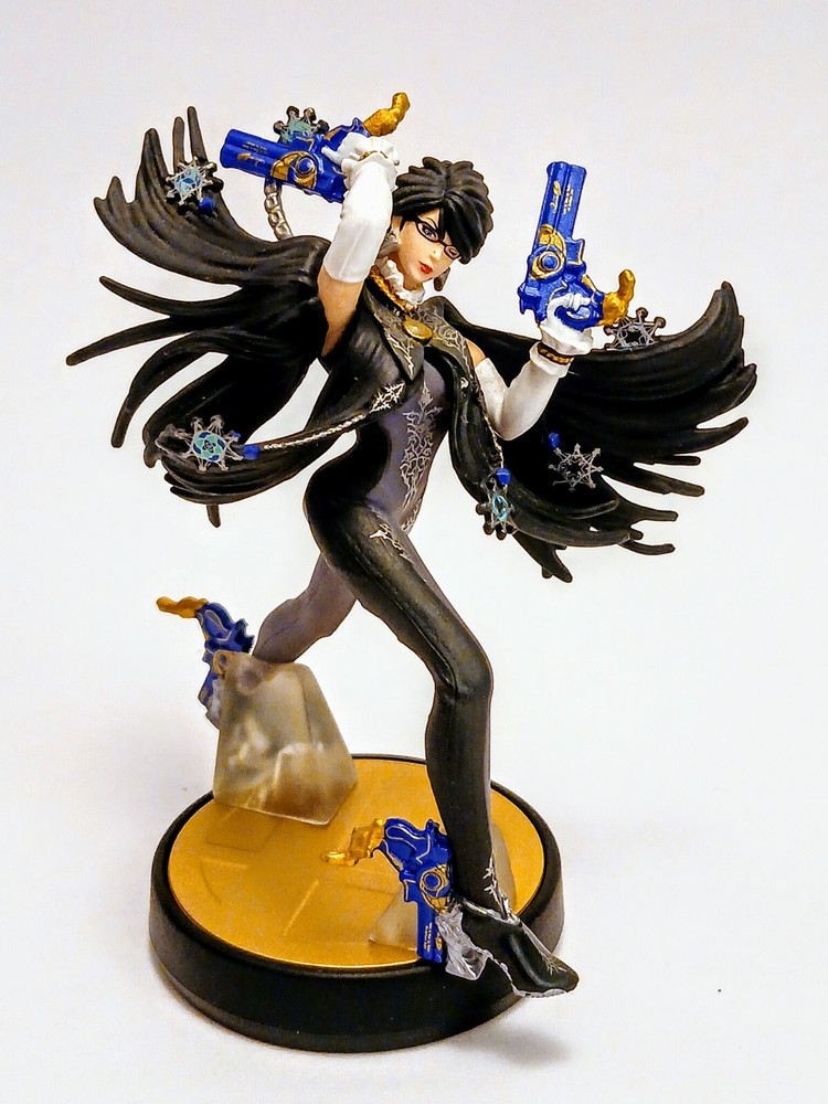 Bayonetta Amibo NFC Figurine Nintendo Switch/3DS, Loose, no box. Great Condition-image