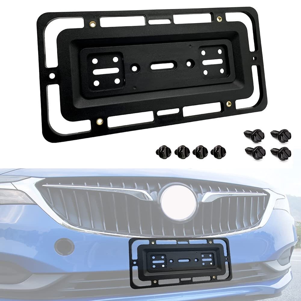 Neyyuse Universal Front/Back License Plate Tag Holder Mounting Mount Bumper B