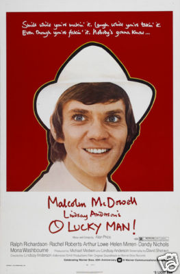 O Lucky man Malcolm McDowell cult movie poster print