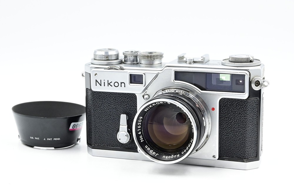 Nikon SP Rangefinder Camera Body Titanium Shutter Chrome w/ 5cm f1.4 Lens #125