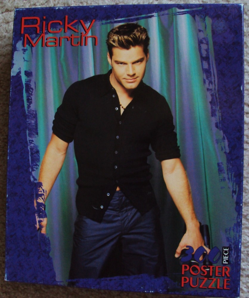 RICKY MARTIN Photo SEALED Poster PUZZLE Hasbro 1999 HUGE Menudo GENERAL HOSPITAL