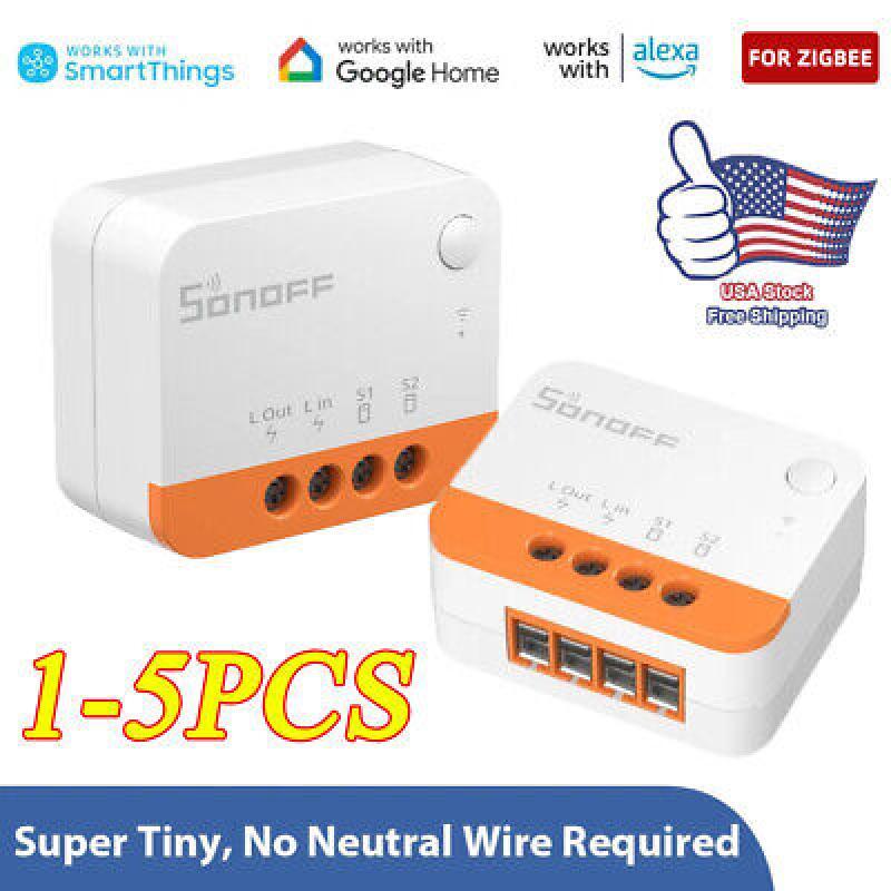 SONOFF ZBMINI-L2 Zigbee 3.0 Smart Switch Two Way Relay No Neutral Wire Required~