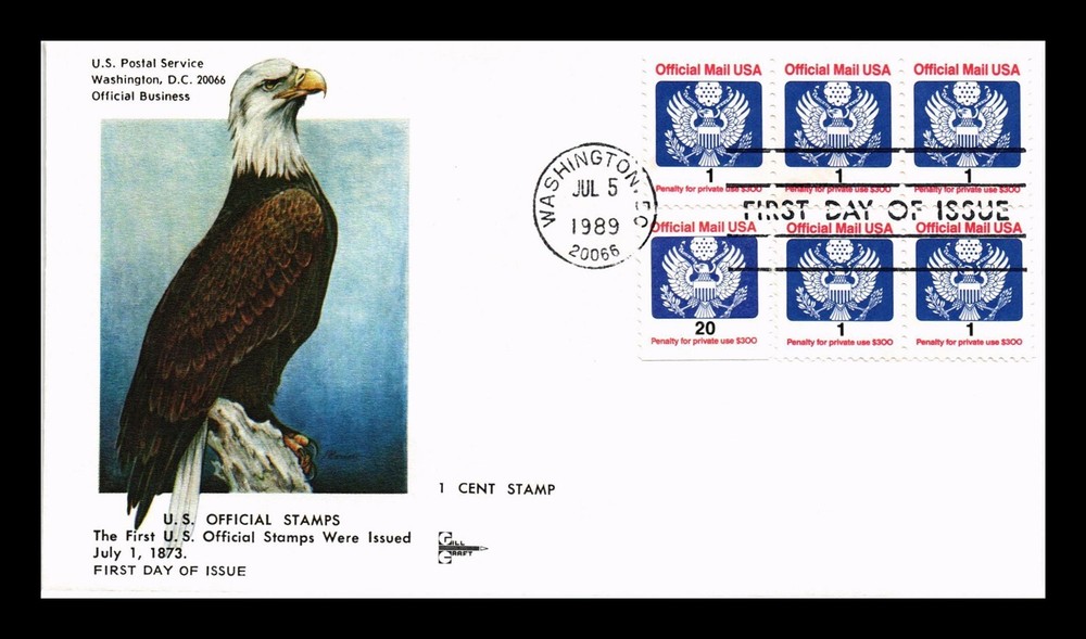 DR JIM STAMPS US COVER OFFICIAL MAIL 1C FIRST DAY ISSUE GILL CRAFT CACHET