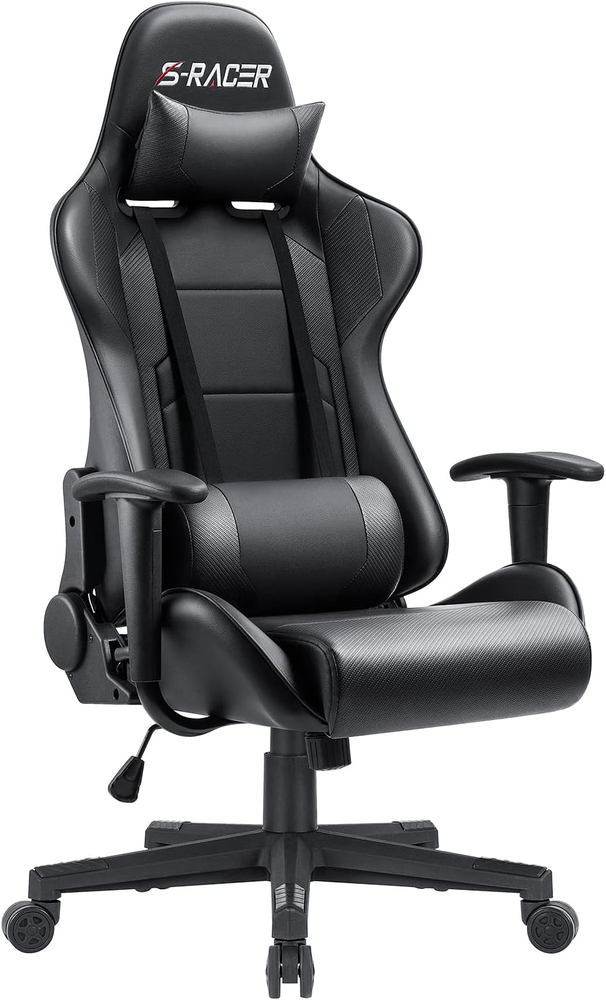 Gaming Chair Racing Computer Chair Office Desk Chair Adjustable Swivel High Back