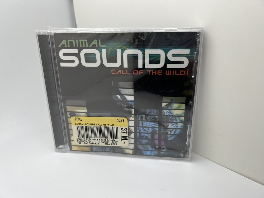 Animal Sounds Call Of The Wild CD 70 Tracks Sound Effects 2001 Madacy Canada