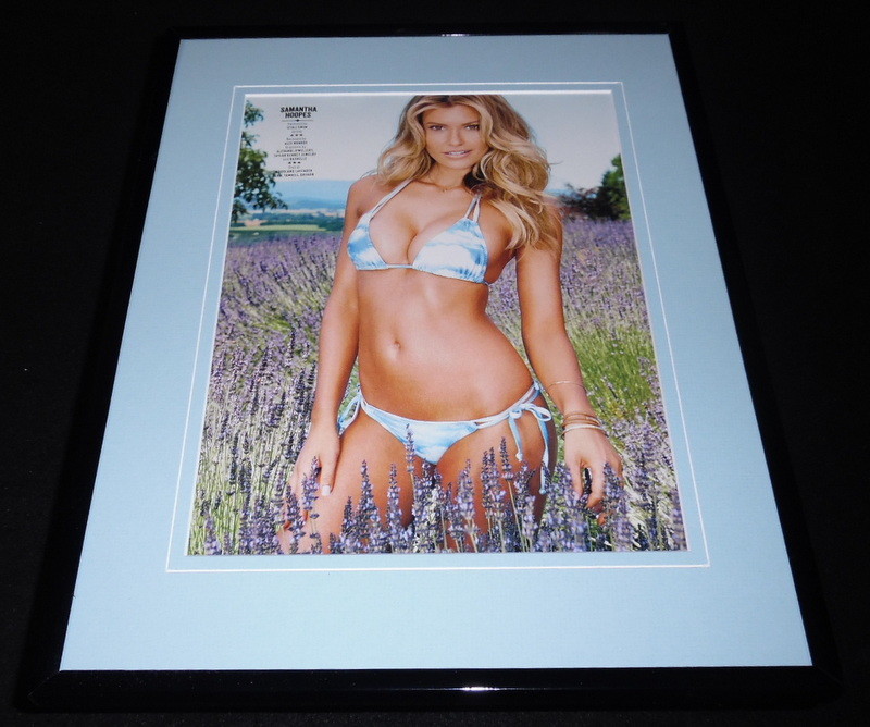 Samantha Hoopes 2015 Framed 11x14 Bikini Photo Display