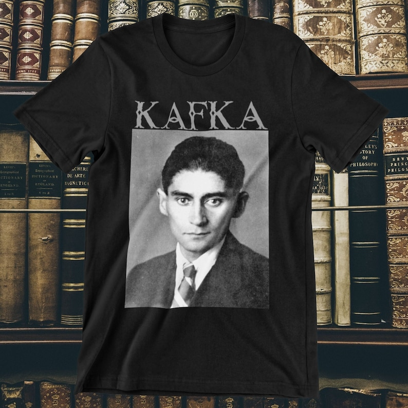 FRANZ KAFKA Shirt | Metamorphosis & Trial Writer | Author Inspired T-Shirt