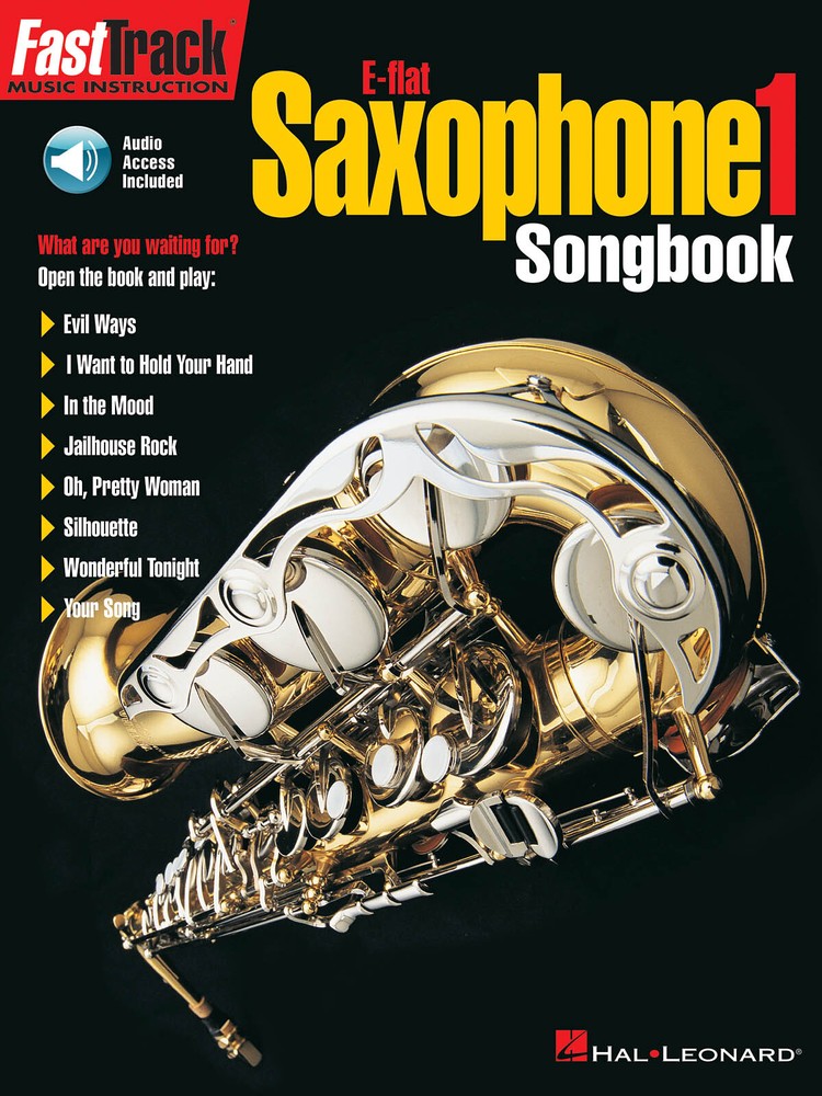 FastTrack E Flat Saxophone Songbook 1 Eb Alto Beginner Sheet Music Book Audio