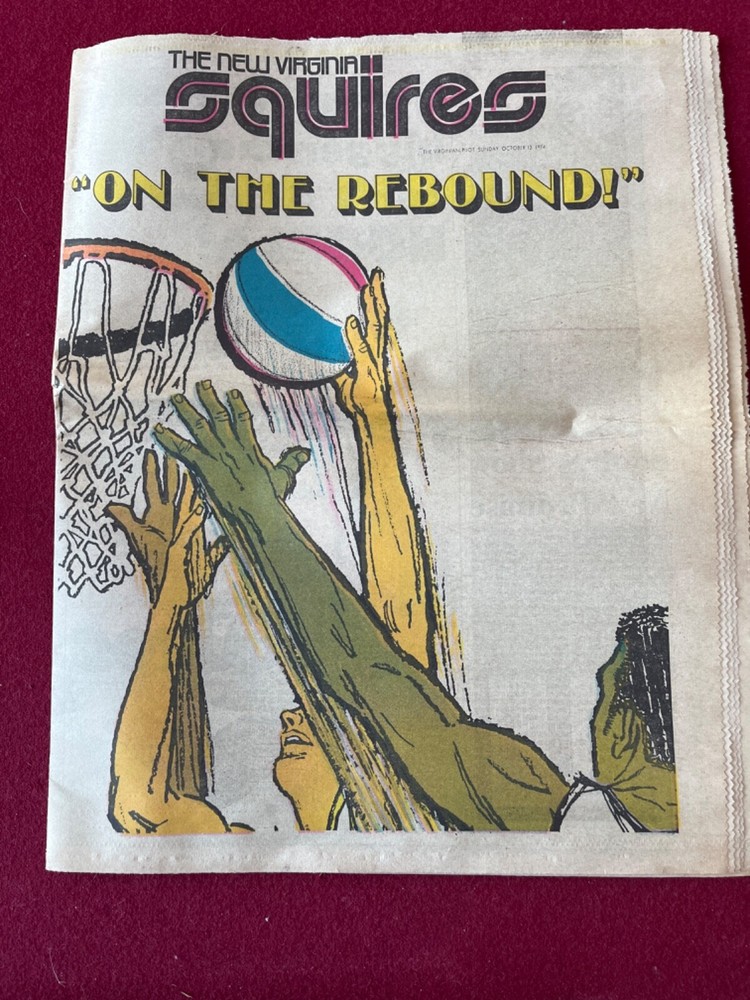 ABA The New Virginia Squires Magazine Supplement 1974-image