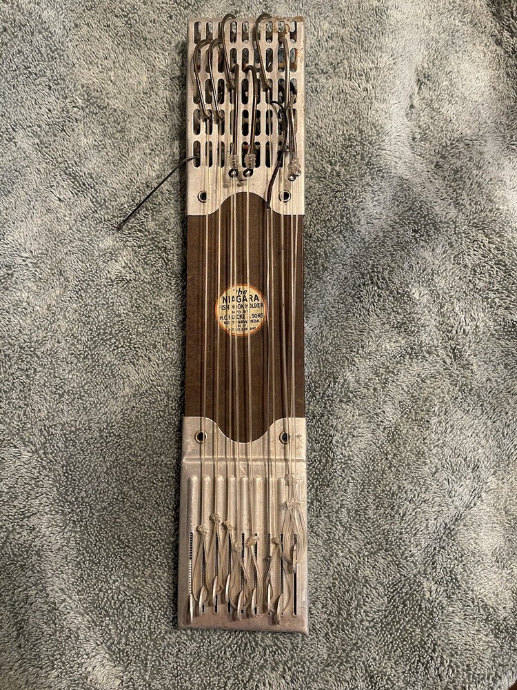 Vintage Fish Hook Holder Fishing Supplies Plus Fishing Hooks