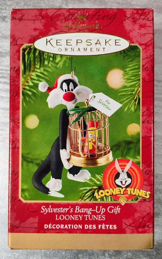 Hallmark 2000 Keepsake Looney Tunes Sylvesters Bang Up Gift -New - free shipping