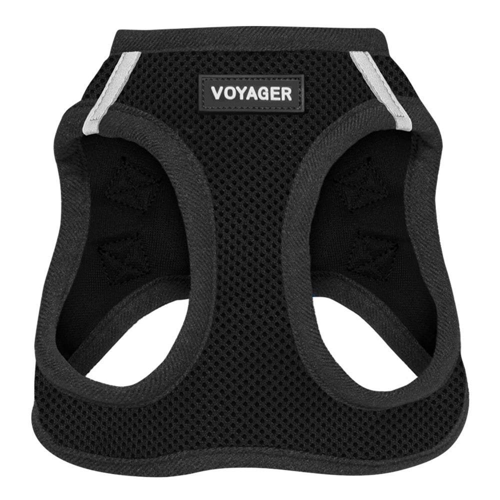 Voyager Step-in Air Dog Harness - Reflective, No Pull, Mesh, Black, Small