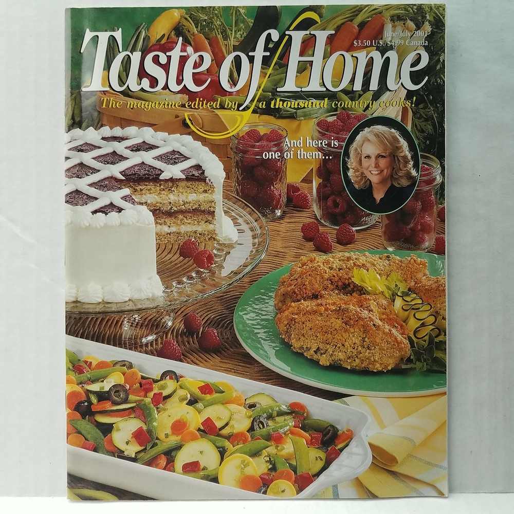Taste Of Home June/July 2001 Edited By A Thousand Country Cooks!-image