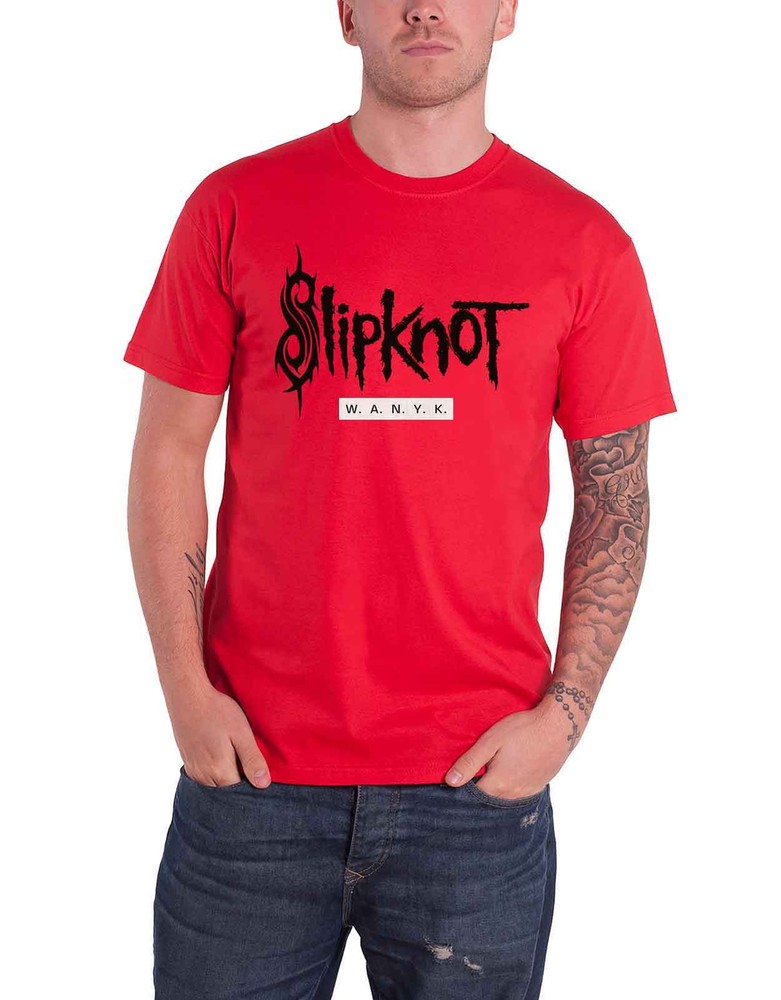 Official Slipknot T Shirt We are not your Kind Band Logo new Mens Red