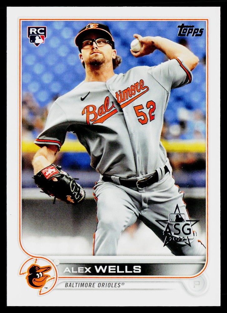 Alex Wells 2022 Topps All-Star Game Stamped #118 Baltimore Orioles Rookie Card