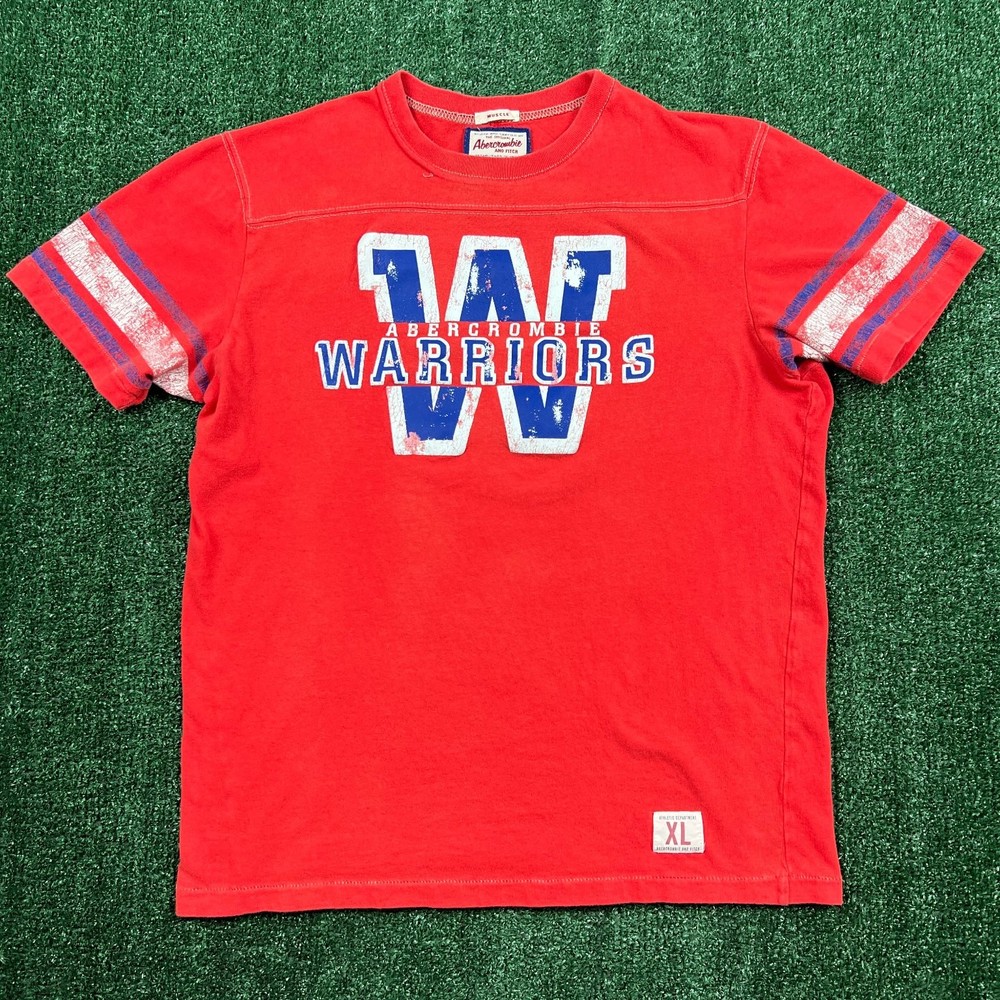 VTG Abercrombie & Fitch Warriors Athletic Muscle T-Shirt Mens XL 22x26