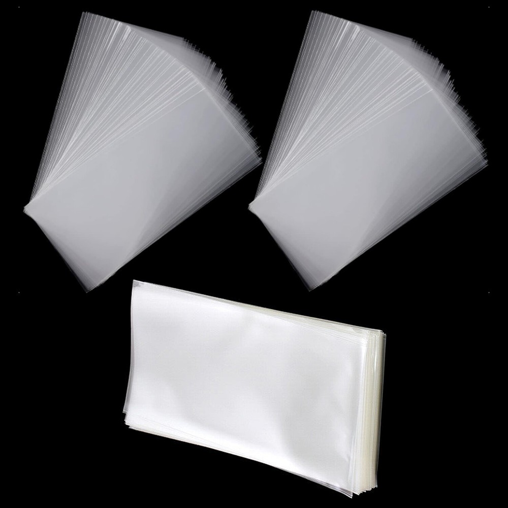 300PCS Currency Sleeves Paper Money Bill Holder Banknote Storage Protector Case