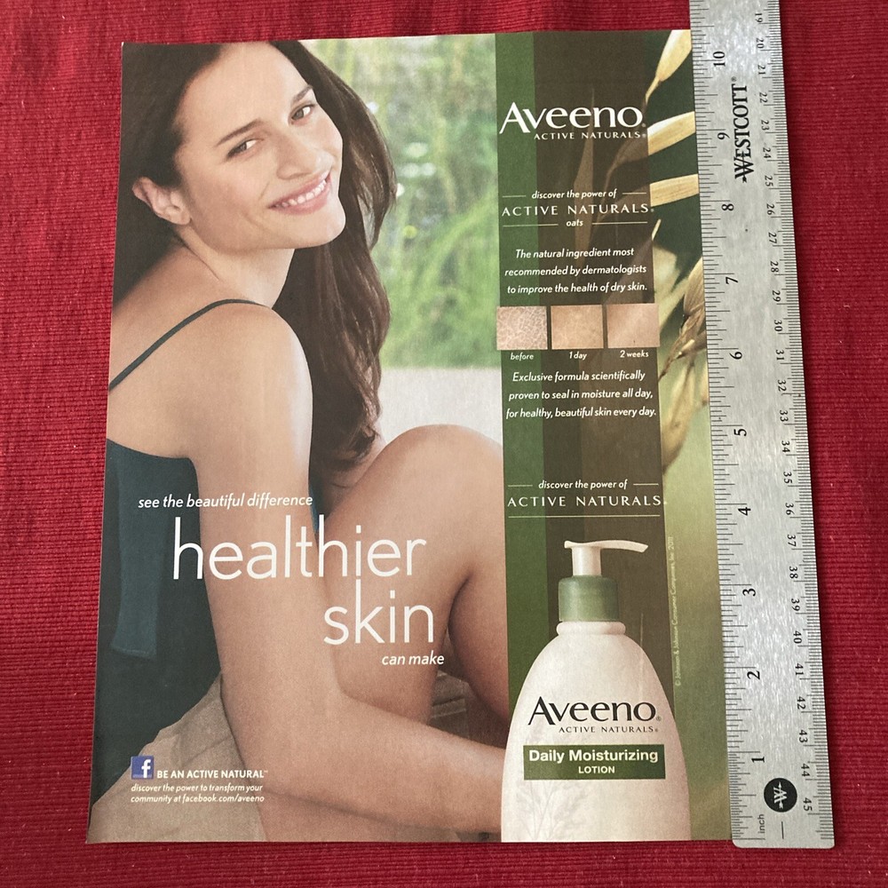 Aveeno Lotion Vintage Legs Print Ad Framable Beauty Advert