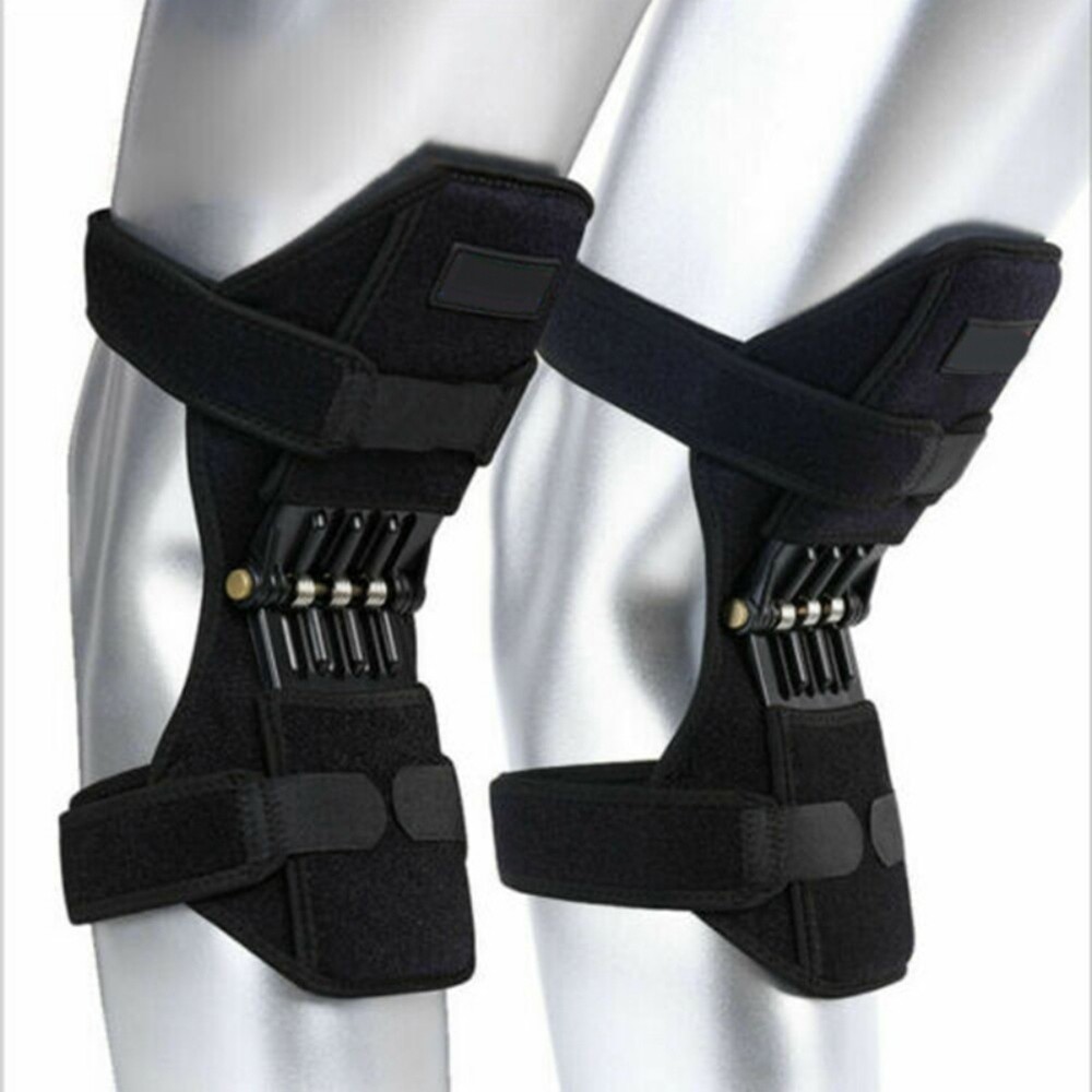 1/2PCS Power Lift Knee Brace with Rebound Spring for Running & Leg Support