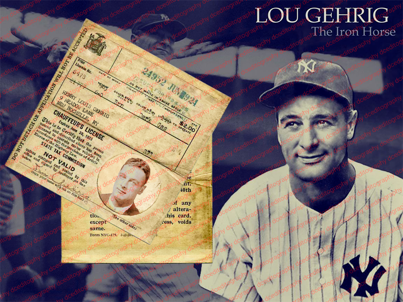 Lou Gehrig Memorabilia