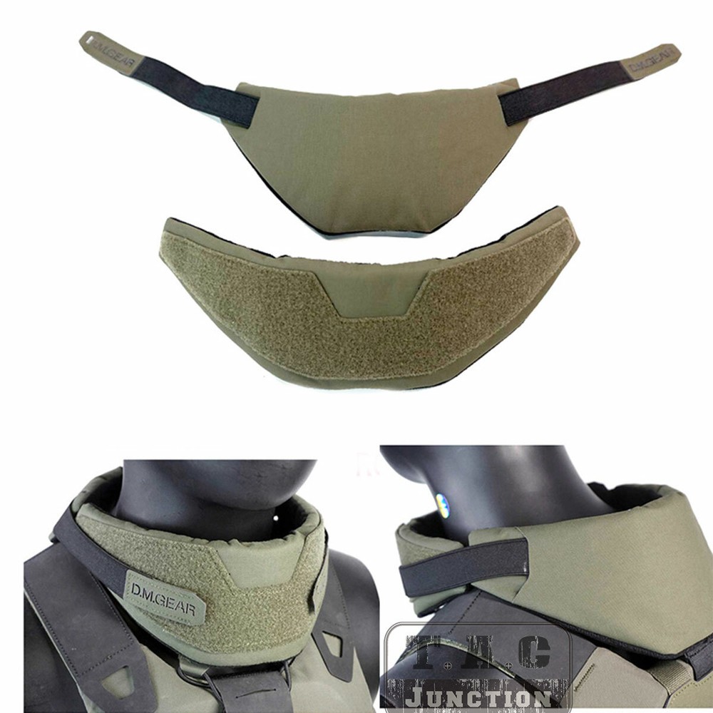 Tactical Vest with Modular Plate Carrier and Neck Guard Protection  