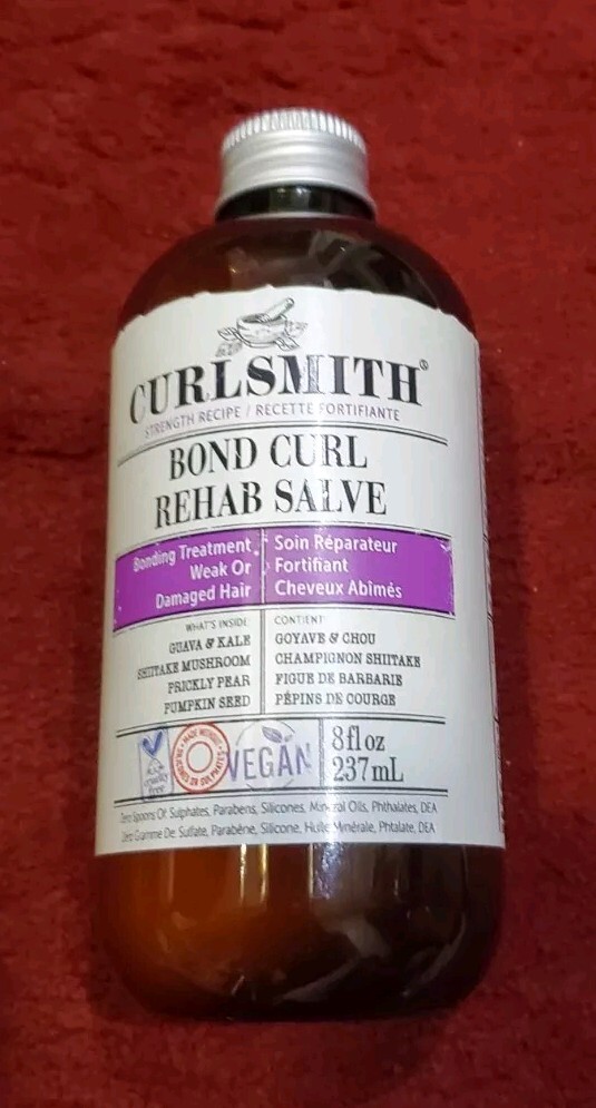 Curlsmith Strength Recipe Bond Curl Rehab Salve Treatment 8 fl oz 237 ml - Vegan