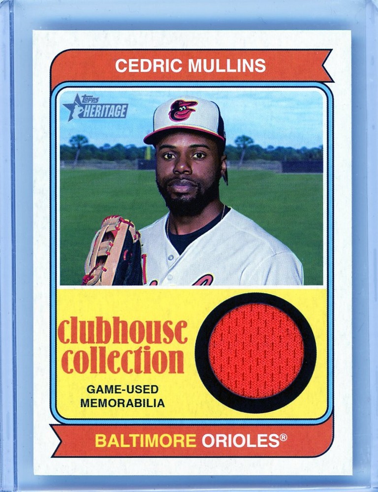 Cedric Mullins 2023 Topps Heritage Clubhouse Collection Jersey Relic #CCR-CM