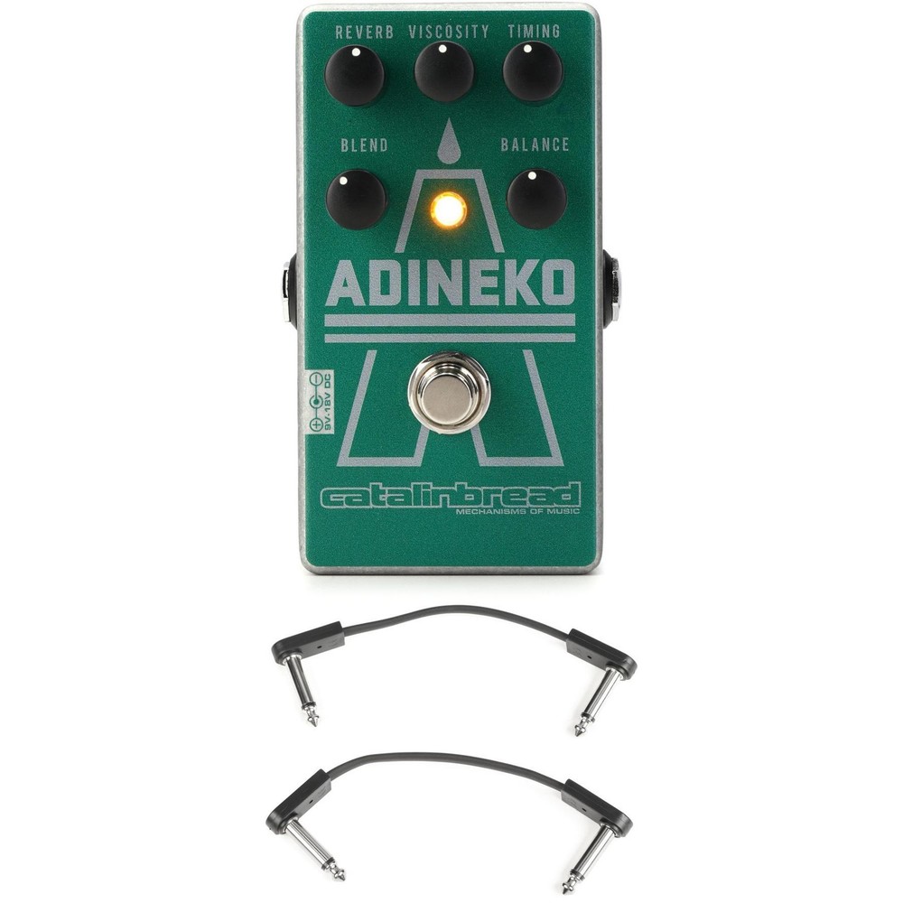 Catalinbread Adineko Oil Can Delay Pedal with EBS Patch Cables