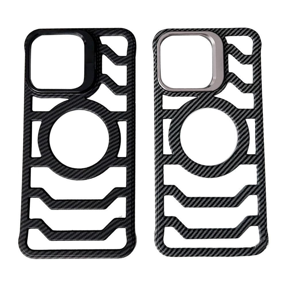 Hollow Out Magnetic Suction Phone Hard Case Suitable for IPhone 16 Series  T7N7