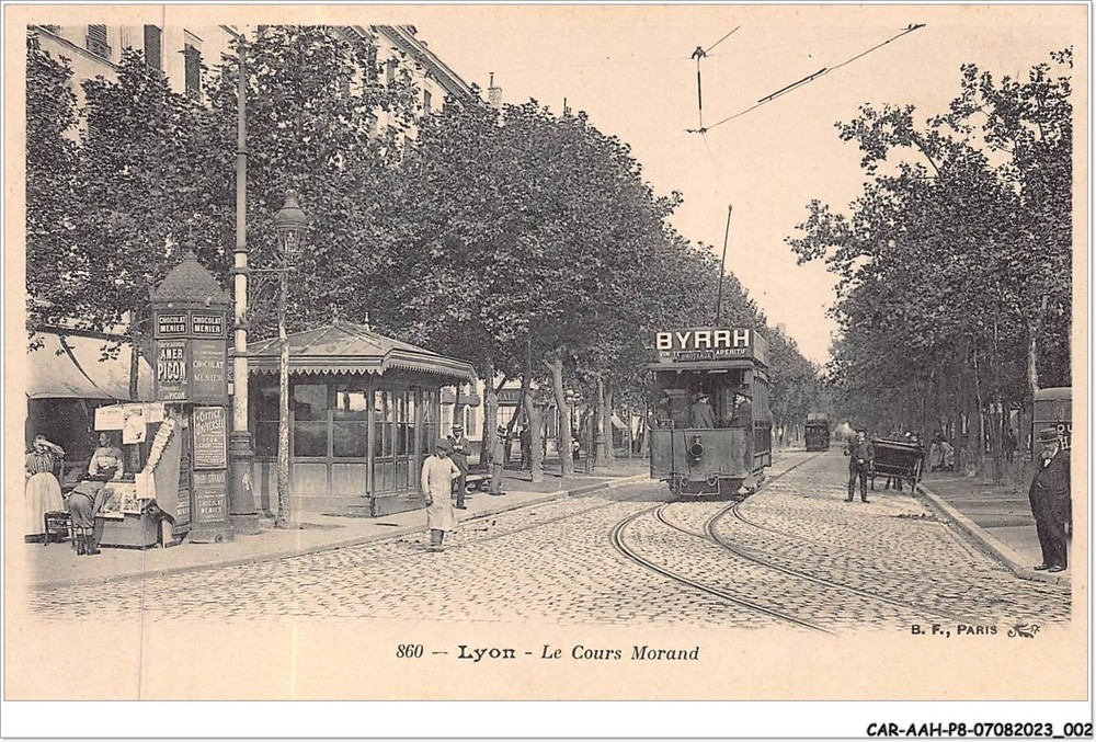 CAR-AAHP8-69-0671 Lyon Tramway at Le Cours Morand Station