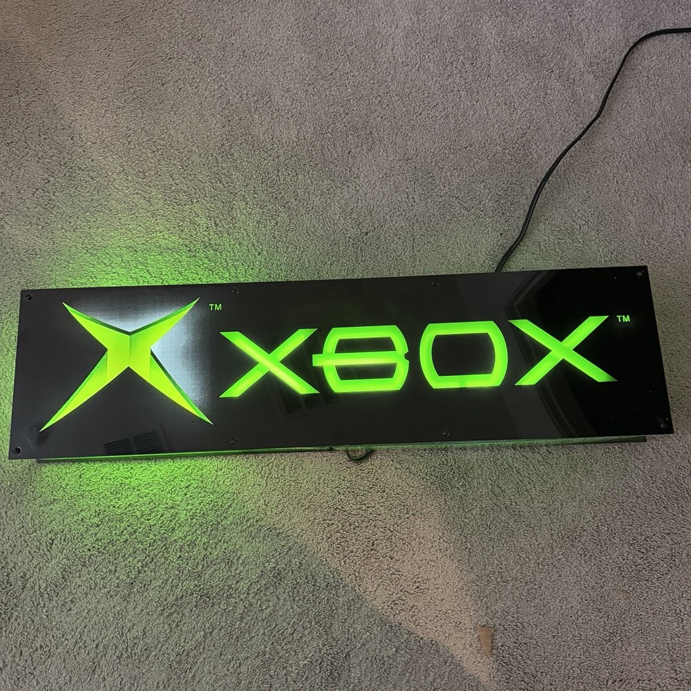 Xbox Lightbox Sign Retail Display – Working Original Store Promo