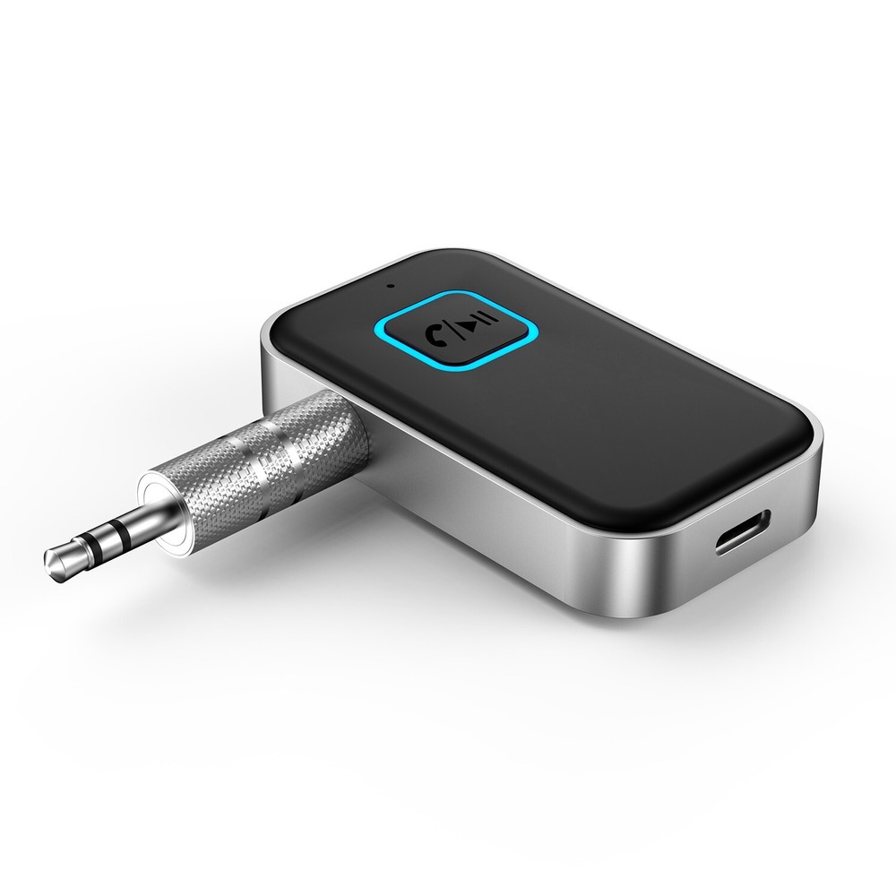 USB Wireless Bluetooth 5.0 Transmitter Receiver 2in1 Audio Adapter 3.5mm Aux Car