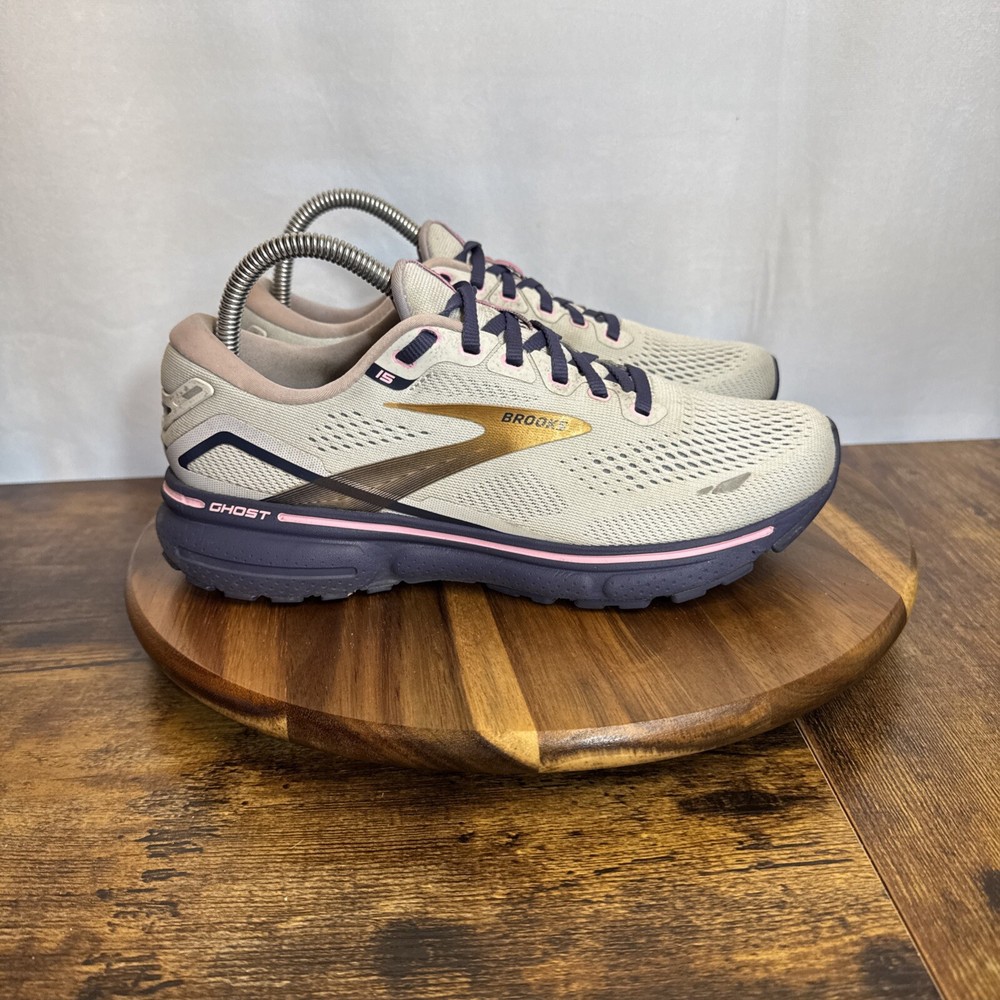 Brooks Ghost 15 Women’s Size 8 Running Shoes ‘spa Blue/Pink/Copper 1203801B492