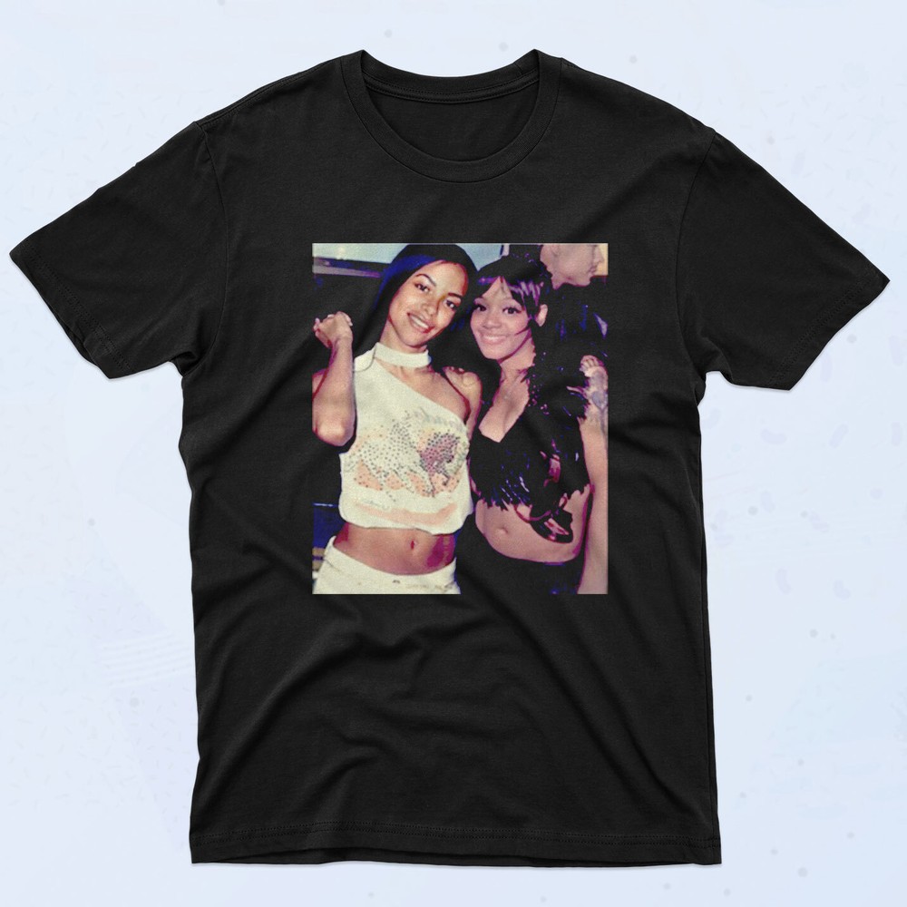 Lisa Lopes Left Eye Aaliyah Memory Men T-shirt Black Tee All Sizes 1F368-image