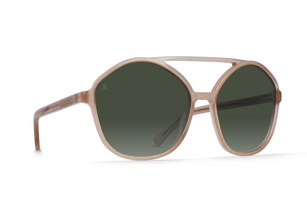 RAEN Aviator SUNGLASSES Torrey ROUND with ROSE PINK Frame GREEN GRADIENT Lenses!