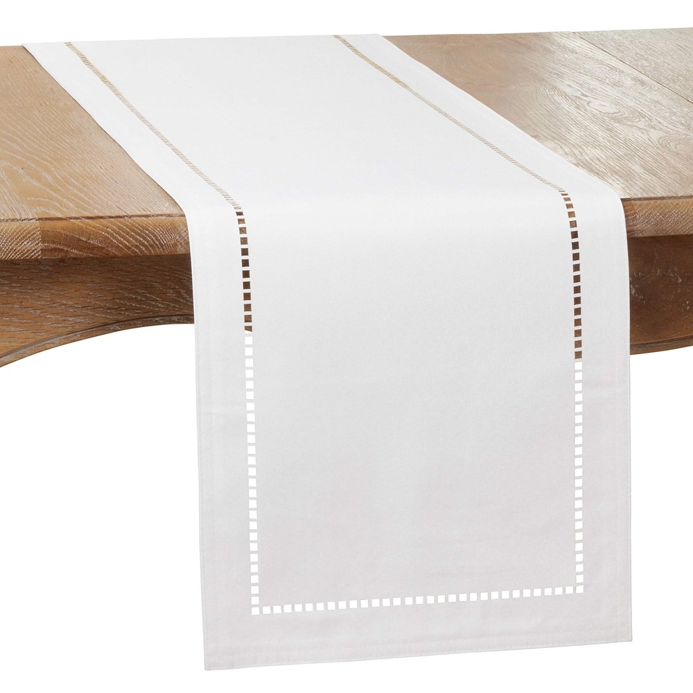Laser-Cut Hemstitch Table Runner