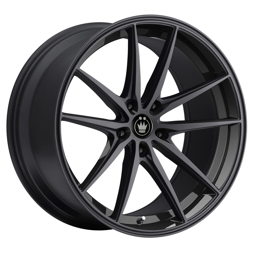 1 New Konig Oversteer 18x8 5-114.30 45 Gloss Black Wheel