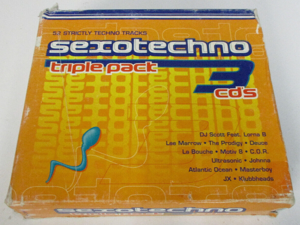 Sexotechno Triple Pack - Various Artists - 3 CD Set & Slipcase