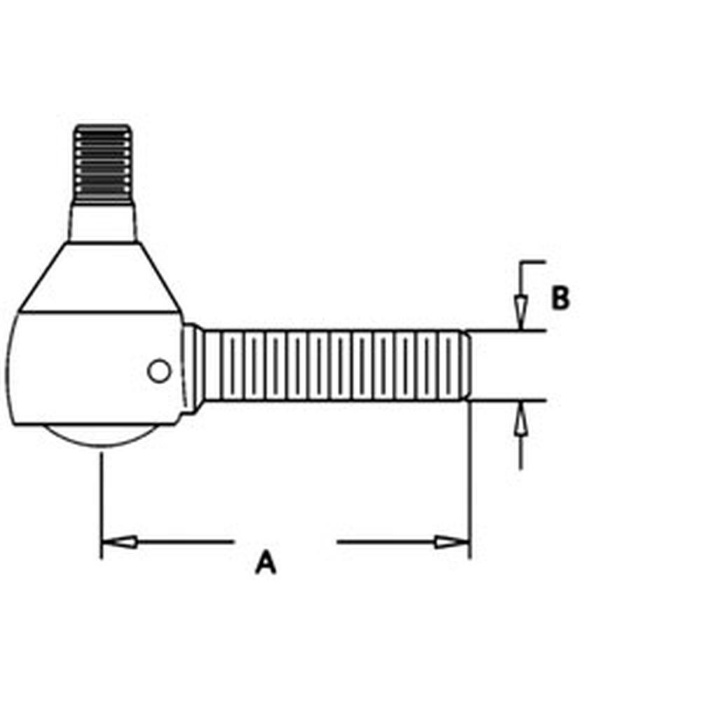Allis Chalmers 2WD HD70256151 HD Inner Tie Rod Replacement