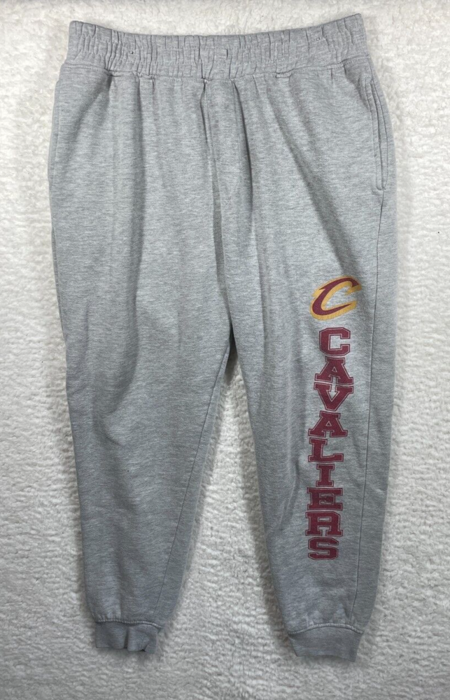 Ultra Game Men's Team Jogger Pants Cleveland Cavaliers Large Team Color grey