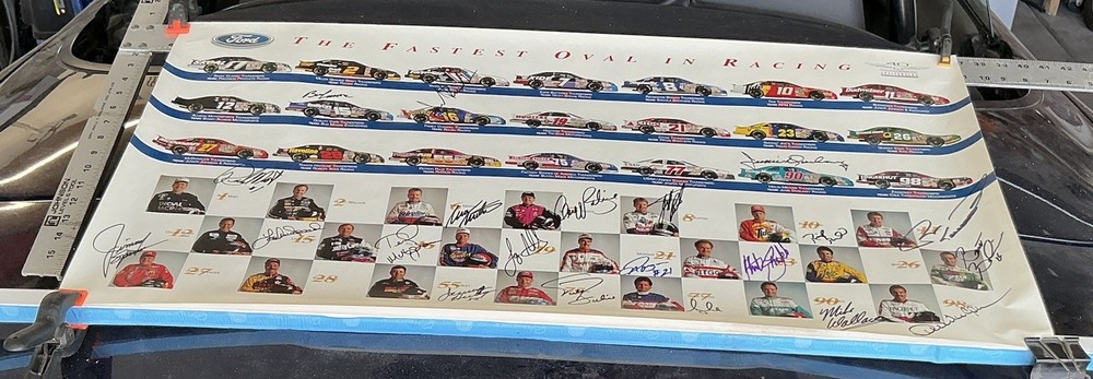 FORD Thunderbird 40th Anniversary Racing Poster 18x24 Auto Art