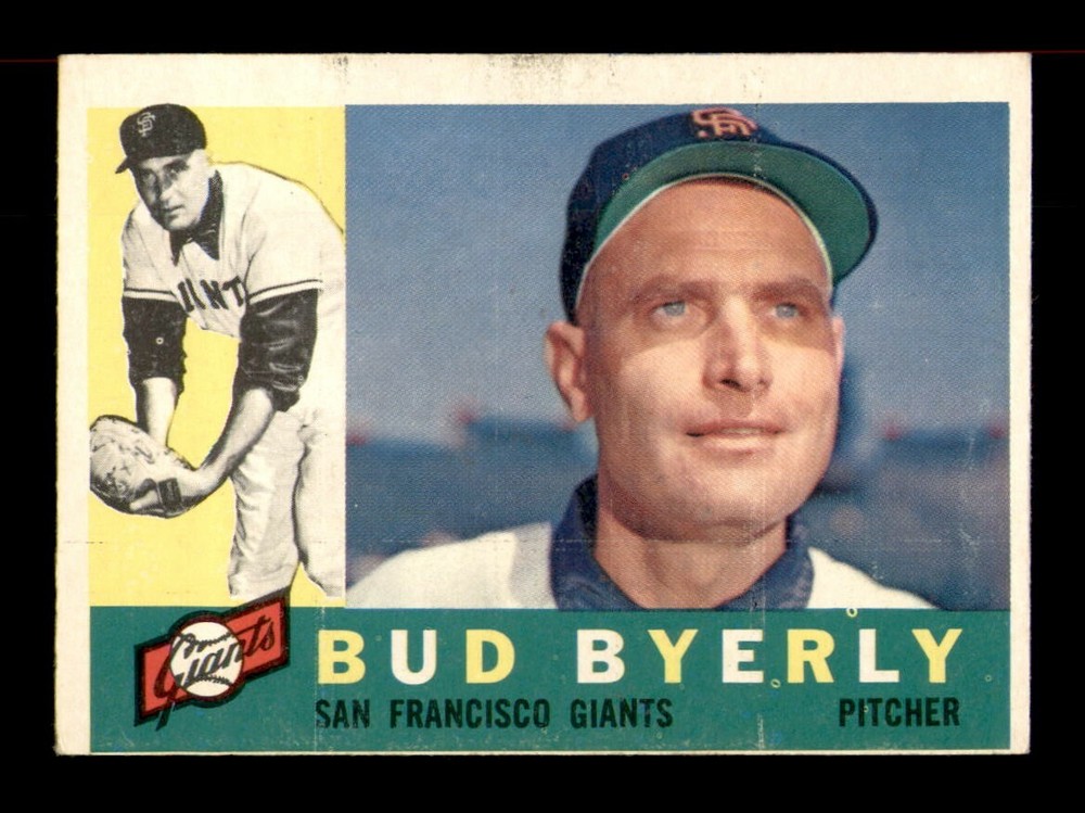 1960 Topps #371 Bud Byerly EX Baseball Card OBGcards