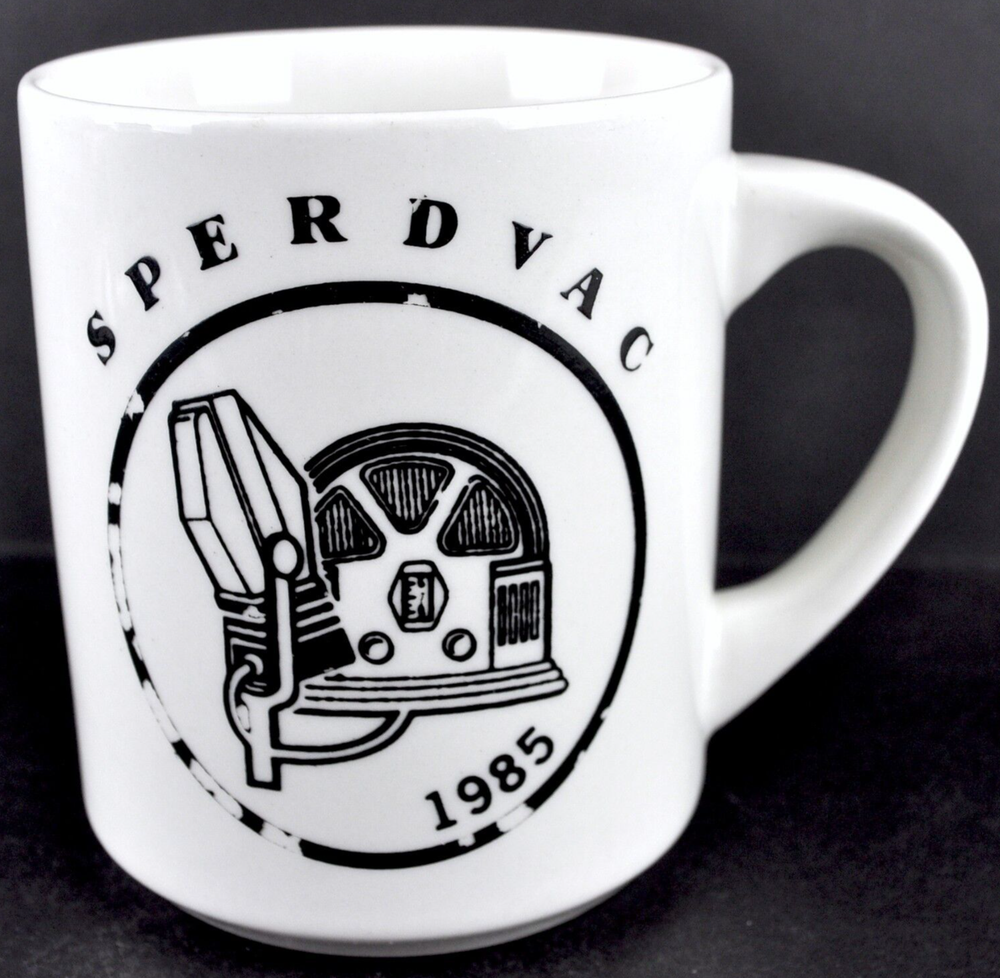 SPERDVAC Old Time Radio Vintage Coffee Mug Cup Mic 1985 Comedy Preservation