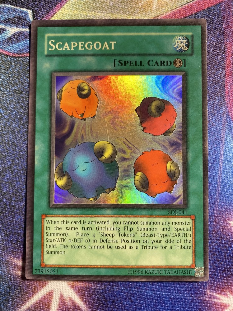 Super Rare Scapegoat SDJ-041 YuGiOh Unlimited VLP Free Shipping-image