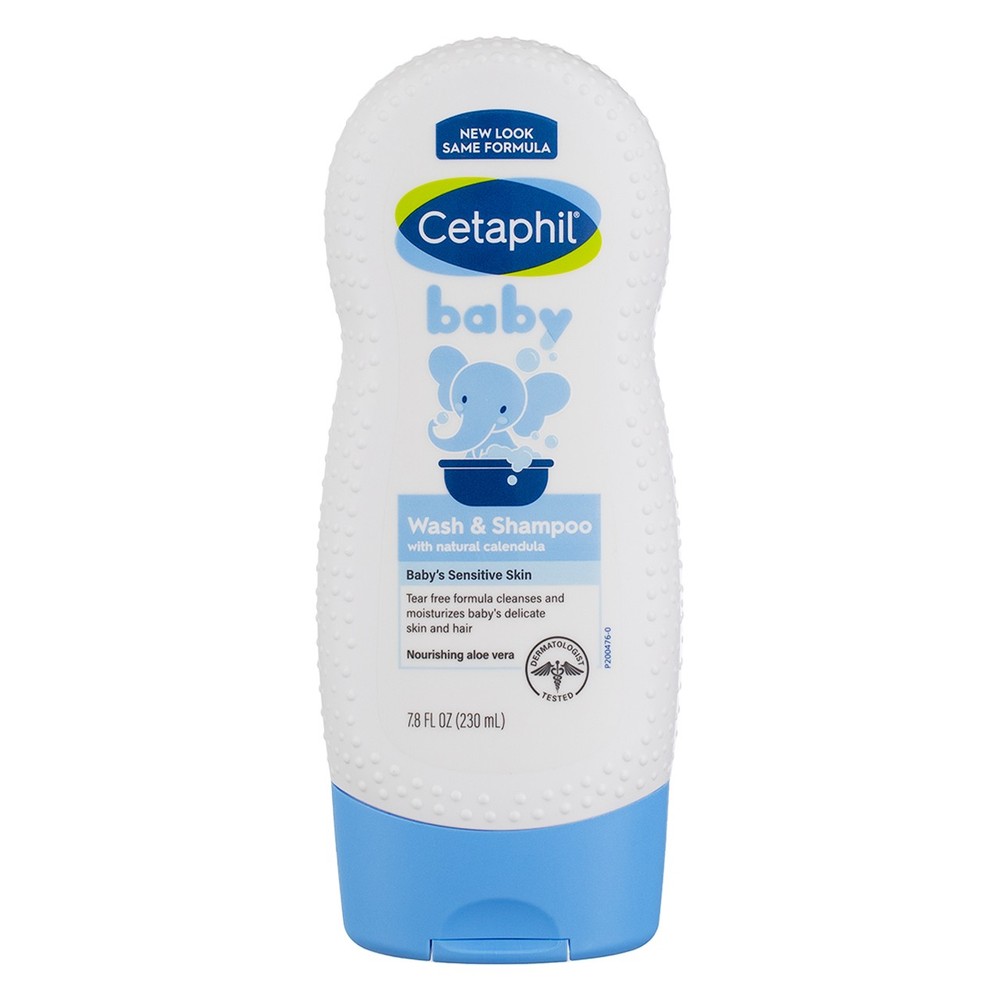 6 Pack Cetaphil Baby Wash & Shampoo, Calendula, 7.8 fl oz