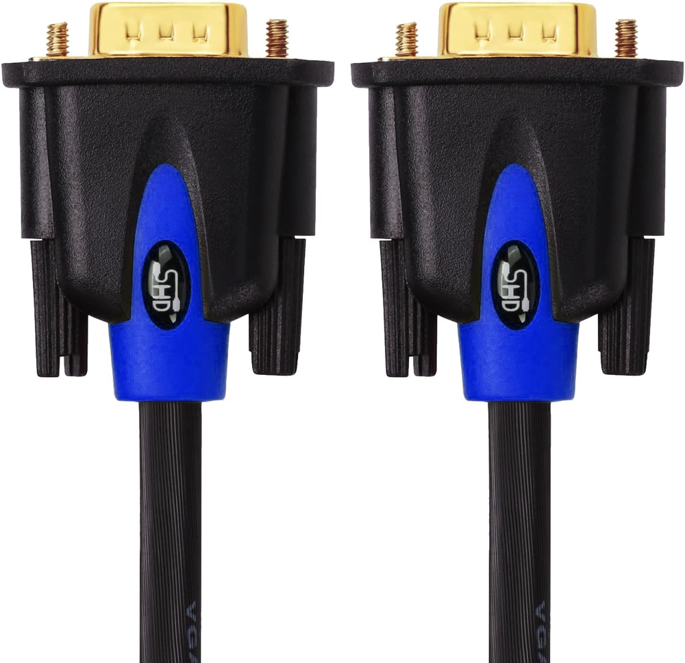 VGA Cable, VGA to VGA HD15 Monitor Cable for PC Laptop TV Projector-3Feet