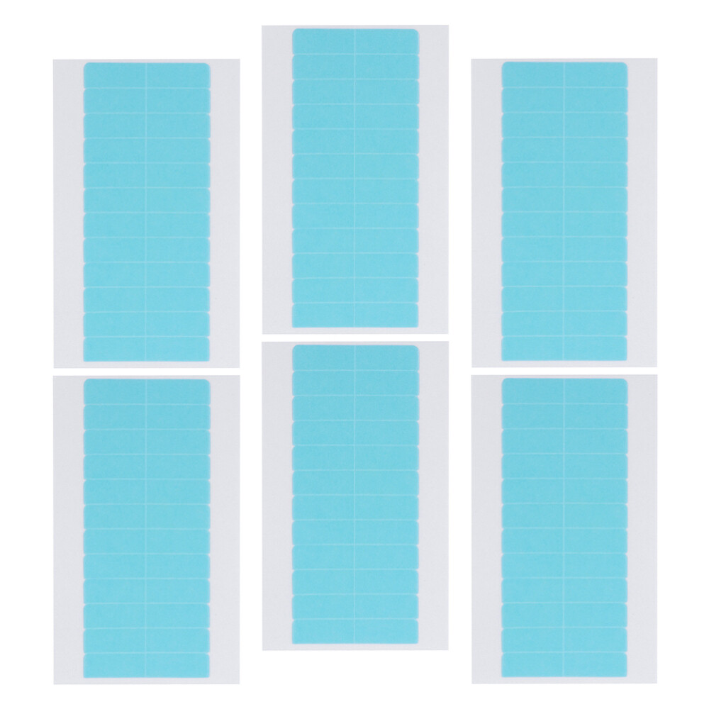 6 Sheets/72pcs Double Sided Replacement Tape Fake Hair Edges