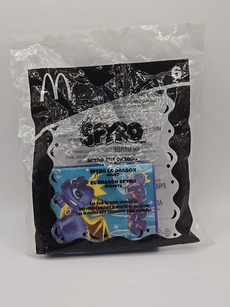 Spyro The Dragon #6 McDonald's Fast Food Toy 2005