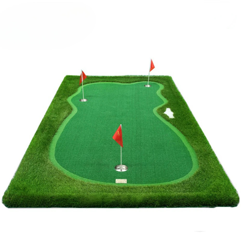 100x300cm Custom Large Golf Putting Mat Training Aid Mini Green