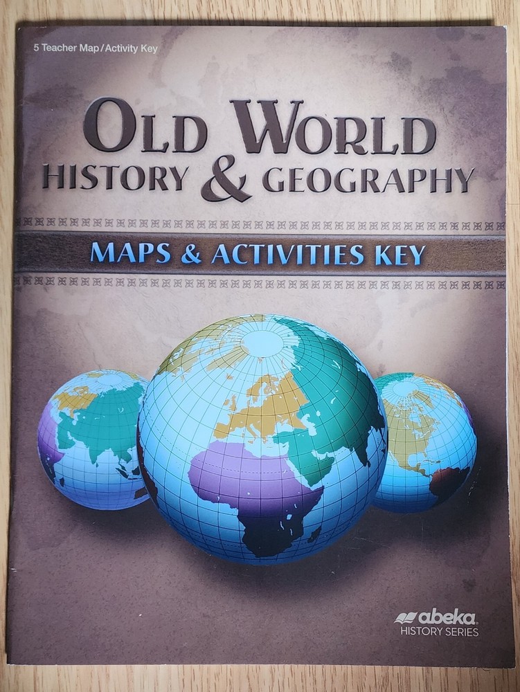 ABEKA Old World History & Geography Maps & Activities TEACHER KEY-image